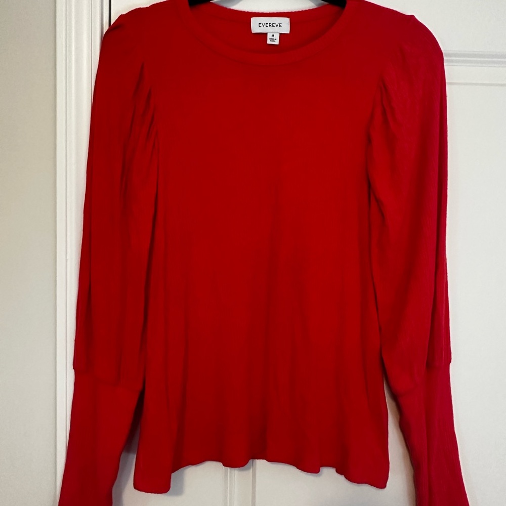 Evereve super soft puff sleeve top